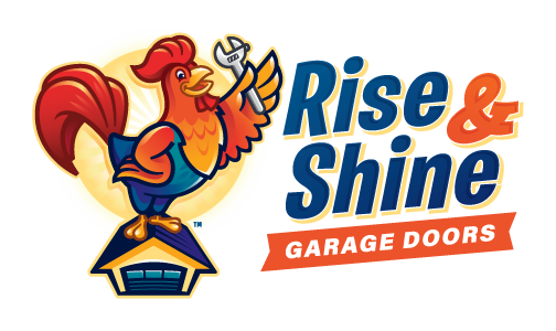 Rise & Shine Garage Doors Logo